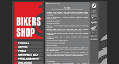 Desktop Screenshot of bikers-shop.cz